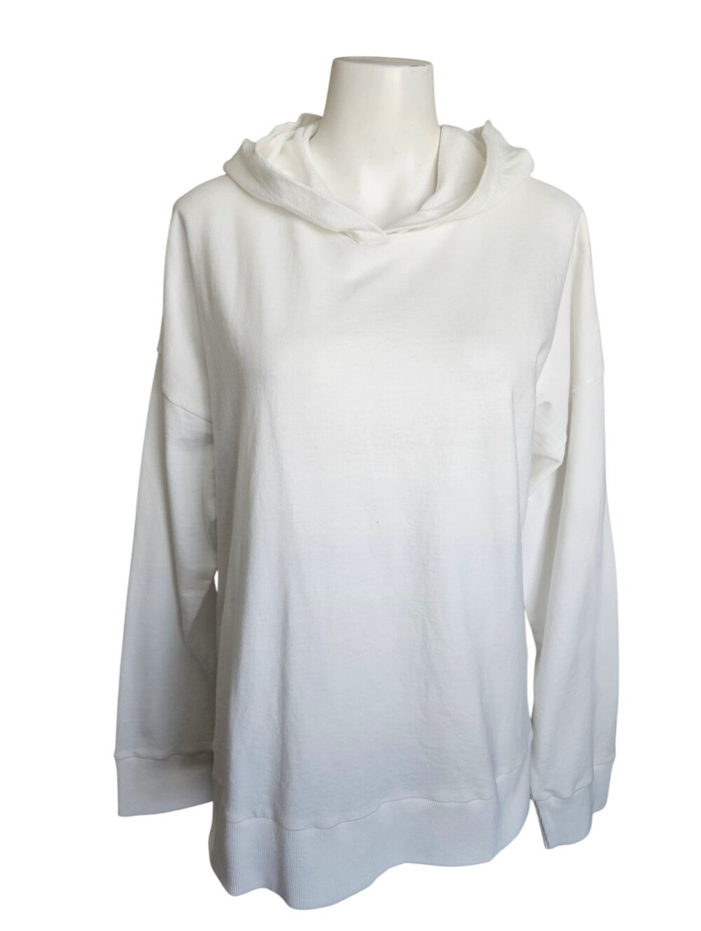 Simply Southern Womens L/S White Hoodie Sz Med Coastal Beach Lightweight NWT